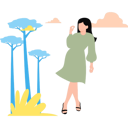 پیش‌نمایش فایل girl-is-standing-in-a-pose-in-the-park-11131605 از پک سرگرمی روزانه