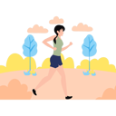 پیش‌نمایش فایل girl-is-walking-in-the-park-11131669 از پک سرگرمی روزانه