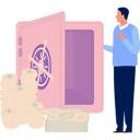 پیش‌نمایش فایل boy-is-looking-at-the-locker-11162287 از پک گاوصندوق
