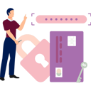 پیش‌نمایش فایل boy-is-pointing-at-locked-credit-card-11162269 از پک گاوصندوق