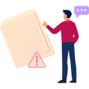 پیش‌نمایش فایل boy-is-pointing-to-the-alert-folder-11162344 از پک گاوصندوق