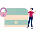 پیش‌نمایش فایل boy-is-securing-the-treasure-box-11162274 از پک گاوصندوق
