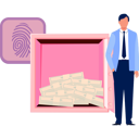 پیش‌نمایش فایل boy-is-showing-bio-metric-locker-protection-11162284 از پک گاوصندوق