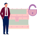 پیش‌نمایش فایل boy-secures-chest-box-11162283 از پک گاوصندوق