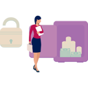 پیش‌نمایش فایل girl-is-looking-at-the-money-in-the-locker-11162363 از پک گاوصندوق