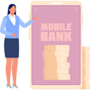 پیش‌نمایش فایل girl-is-pointing-to-the-mobile-bank-11162296 از پک گاوصندوق