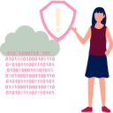 پیش‌نمایش فایل girl-is-showing-the-cloud-binary-coding-11162348 از پک گاوصندوق