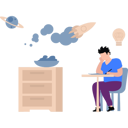 پیش‌نمایش فایل employee-works-on-idea-launch-11156395 از پک تیم‌های محصول