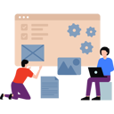 پیش‌نمایش فایل girls-are-sending-email-from-the-laptop-11156513 از پک تیم‌های محصول