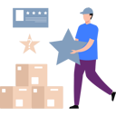 پیش‌نمایش فایل guy-is-giving-the-product-star-rating-11156500 از پک تیم‌های محصول