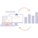 پیش‌نمایش فایل bar-graph-being-displayed-on-monitor-screen-11172438 از پک بورس