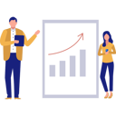 پیش‌نمایش فایل businessman-and-girl-working-on-business-growth-11172455 از پک بورس