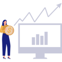پیش‌نمایش فایل girl-holding-coin-while-doing-analysis-chart-11172441 از پک بورس