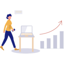 پیش‌نمایش فایل girl-walking-and-doing-analysis-chart-11172538 از پک بورس