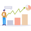 پیش‌نمایش فایل man-looking-at-bar-graph-11172516 از پک بورس