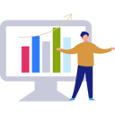 پیش‌نمایش فایل man-showing-graph-on-monitor-11172519 از پک بورس