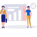 پیش‌نمایش فایل two-girls-working-on-business-graph-11172471 از پک بورس