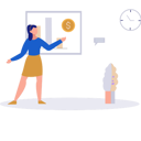 پیش‌نمایش فایل woman-pointing-at-business-graph-11172472 از پک بورس