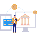 پیش‌نمایش فایل man-making-online-payment-through-online-bank-11260384 از پک درگاه پرداخت
