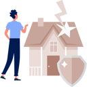 پیش‌نمایش فایل boy-is-explaining-how-to-protect-the-house-from-storm-damage-11193625 از پک بیمه حوادث