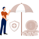پیش‌نمایش فایل boy-is-showing-the-protection-of-money-11193551 از پک بیمه حوادث