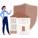 پیش‌نمایش فایل girl-insures-her-house-11193564 از پک بیمه حوادث