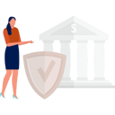پیش‌نمایش فایل girl-is-explaining-about-the-security-of-bank-building-11193636 از پک بیمه حوادث