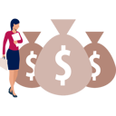 پیش‌نمایش فایل girl-is-looking-at-the-dollars-bag-11193642 از پک بیمه حوادث