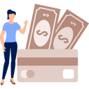 پیش‌نمایش فایل girl-is-showing-the-currency-notes-11193547 از پک بیمه حوادث
