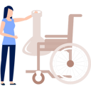 پیش‌نمایش فایل girl-is-showing-the-wheelchair-for-disable-11193585 از پک بیمه حوادث