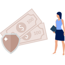 پیش‌نمایش فایل girl-protects-her-money-11193569 از پک بیمه حوادث