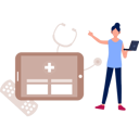 پیش‌نمایش فایل woman-is-working-on-medical-application-11193583 از پک بیمه حوادث