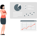 پیش‌نمایش فایل girl-looking-at-business-pie-graph-11193761 از پک شغل‌های تحلیل‌گری