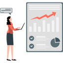 پیش‌نمایش فایل girl-working-on-business-bar-graph-on-laptop-11193772 از پک شغل‌های تحلیل‌گری