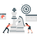 پیش‌نمایش فایل boy-and-girl-pushing-chess-pieces-11197821 از پک نمایه کسب‌وکار