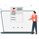 پیش‌نمایش فایل boy-looking-at-resume-profile-on-laptop-11197816 از پک نمایه کسب‌وکار