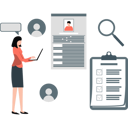 پیش‌نمایش فایل businesswoman-working-on-business-profile-on-laptop-11197909 از پک نمایه کسب‌وکار