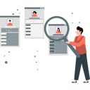 پیش‌نمایش فایل guy-looking-for-resume-profile-web-page-11197818 از پک نمایه کسب‌وکار