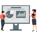 پیش‌نمایش فایل man-and-woman-giving-business-presentation-11197904 از پک نمایه کسب‌وکار