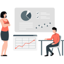 پیش‌نمایش فایل man-and-woman-talking-about-chart-graph-11197854 از پک نمایه کسب‌وکار