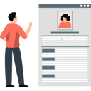 پیش‌نمایش فایل man-looking-at-resume-11197891 از پک نمایه کسب‌وکار