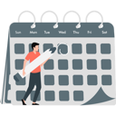 پیش‌نمایش فایل man-marking-reminder-on-calendar-11197836 از پک نمایه کسب‌وکار