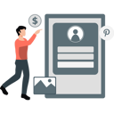 پیش‌نمایش فایل man-pointing-to-login-account-11197884 از پک نمایه کسب‌وکار