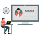 پیش‌نمایش فایل man-working-on-business-profile-11197890 از پک نمایه کسب‌وکار