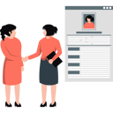 پیش‌نمایش فایل two-girls-talking-about-web-page-11197913 از پک نمایه کسب‌وکار