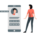 پیش‌نمایش فایل woman-looking-at-profile-11197908 از پک نمایه کسب‌وکار