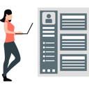 پیش‌نمایش فایل woman-working-on-laptop-11197842 از پک نمایه کسب‌وکار
