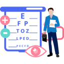 پیش‌نمایش فایل boy-is-standing-by-the-snellen-chart-board-11236558 از پک بینایی و چشم‌پزشکی