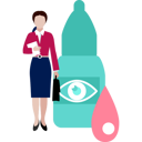 پیش‌نمایش فایل doctor-prescribes-eye-drops-11236557 از پک بینایی و چشم‌پزشکی