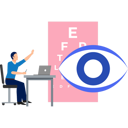 پیش‌نمایش فایل doctor-works-on-snellen-chart-11228215 از پک بینایی و چشم‌پزشکی